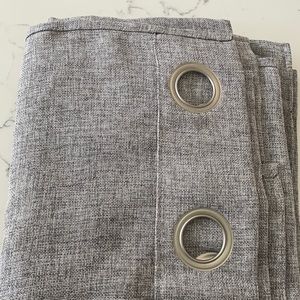 Two panels of curtains